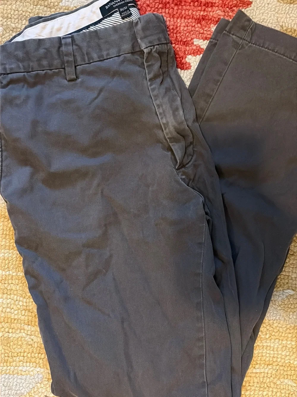 Banana Republic Men's Gray Chino Pants